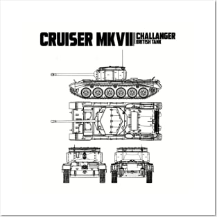 CRUISER MK VIII CHALLANGER Posters and Art